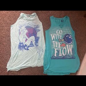 2 Disney knee length night gowns